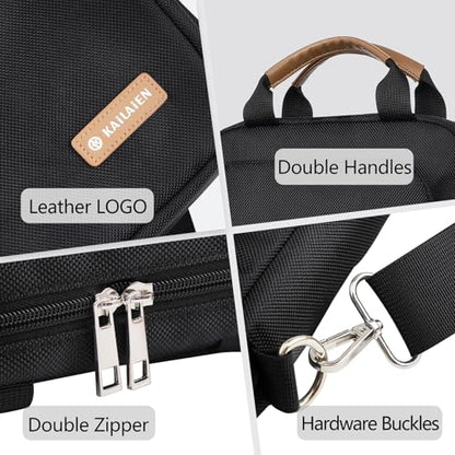 7-9 Inch Tablet Sleeve Bag, Ipad Bag for iPad mini 6/5/4/3/2,Samsung Galaxy Tab A7 Lite 8.7" / Tab A 8.0",Kindle 2022/10/9/8/7/6,eReader,with Removable Shoulder Strap (Black) - color: Black, size: 7-9 Inch