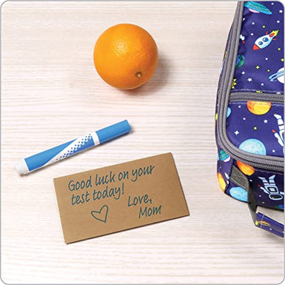Oxford Kraft Index Cards, 100 Pack, 3x5" Index Cards, Thick, Premium Paper for Gifts, Crafts, Parties, Flash Cards, Brown, Blank on Both Sides (63505)