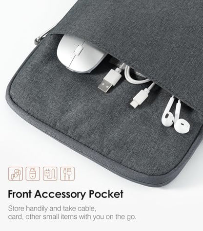 MoKo 9-11 Inch Tablet Sleeve Bag Carrying Case Fits New 11-inch iPad Pro M4/iPad Air M2 2024, Air 5/4/3 10.9"/10.5", Pro 11 M2, i-Pad 10th 10.9, i-Pad 9/8th Gen 10.2, Tab S8/S9 11", Space Gray - color: Space Gray, size: 9-11