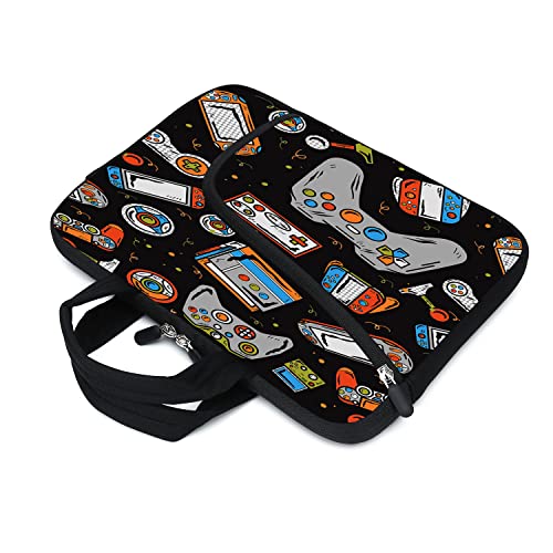 11.6" 12.2 inches Laptop Sleeve Chromebook Case Notebook Sleeve Two Pockets Fit Apple MacBook Air(Games-1) - color: Games-1