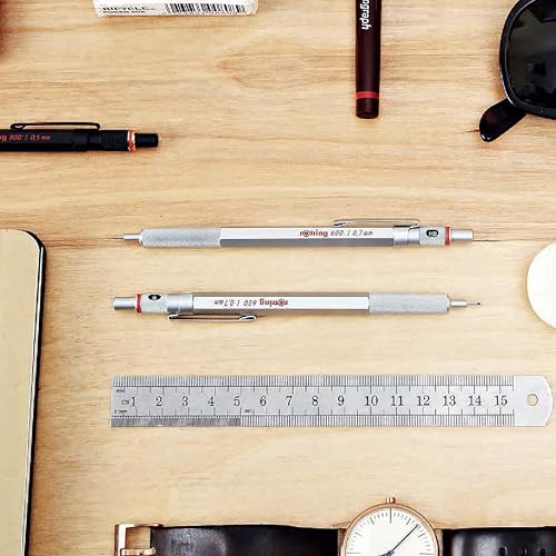 rOtring 600 Mechanical Pencil, 0.5mm, Black Barrel - For Writing, Drafting, Engineering, Architecture Professionals - color: Black, size: 0.5mm