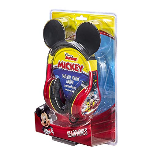 eKids Mickey Mouse Kids Headphones with 3.5mm Audio Jack, Wired Headphones for School, Home or Travel (Mickey Mouse) - color: Mickey Mouse