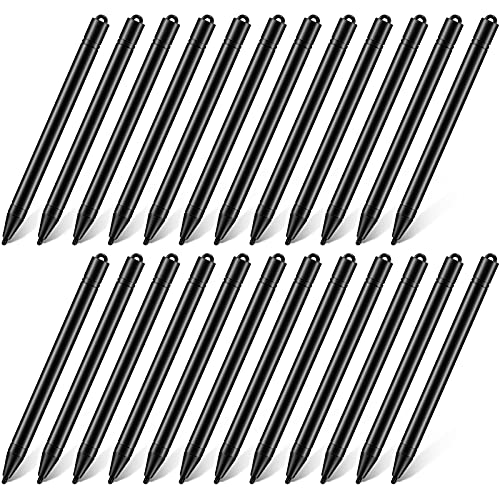 24 Pieces Replacement Stylus Pens LCD Board Pens for LCD Writing Tablet Drawing Pad Memo Message Boards Kids Adults, Black - color: Black
