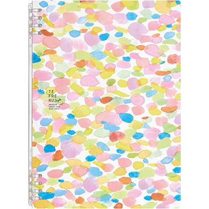 King Jim 9855TES-L103 Ring Notebook Tefline Style B5 Palette - size: B5, style: pallet