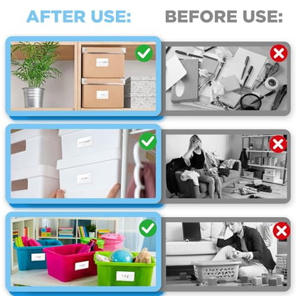 56 Pack Clear Self-Adhesive Pockets, 1.9" x 3.8" Index Card Pockets With Top Open Loading, PVC Label Holders for Organizing storage bins, Library Card, Drawer, and Protecting Your Cards - size: 1.9" x 3.8", style: 56 Pack