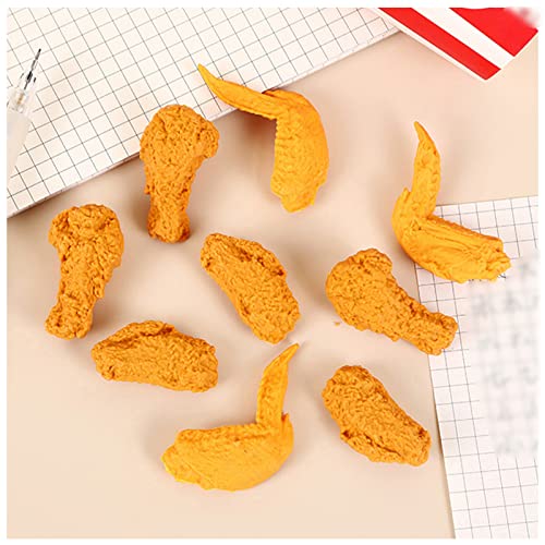 Food Erasers 27 Pack Fried Chicken Desk Pet Erasers for Kids Cute Fun School Supplies Prize Gifts Party Favors - style: Fried Chicken