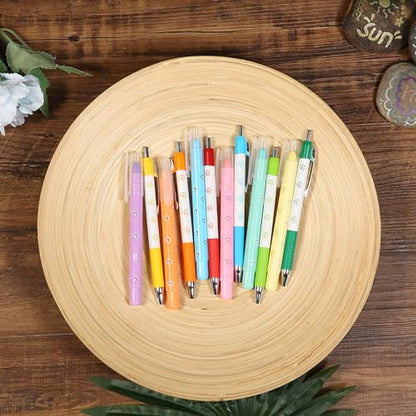 Mr. Pen- Bible Highlighters and Pens No Bleed, 12 Pack | Colorful Ink Pens for Highlighting, Bullet Journaling, Note-Taking, Summarizing, Bible Study, Planning, School and Office Use - color: Vibrant and Pastel