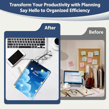 2026 Planner, Weekly and Monthly Calendar Planner Agenda, Jan 2026 - Dec 2026, Planning Academic Book, Office Desk Accessories and School Supplies - A5 (6.3'' x 8.5'') - color: D-Star