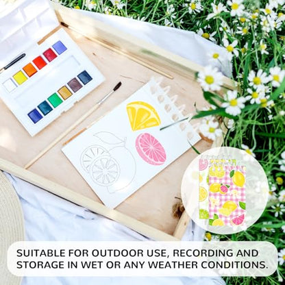 JIUGUOBAO 24 Pcs Lemon Mini Spiral Notebooks Lemon Pocket Notepads Journal Memo Pads for Lemonade Birthday Party Favors Gifts Goodie Bag Office School Classroom Rewards