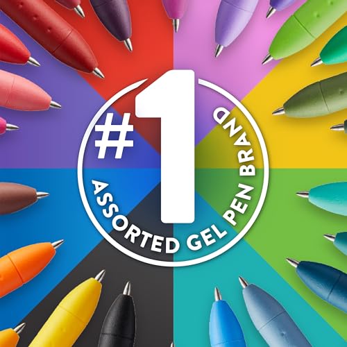 Paper Mate InkJoy Gel Pens, Retractable, Medium Point (0.7 mm),Office Supplies, Smooth, Colorful Ink, 36 Count (Pack of 6) - size: 36 Count (Pack of 6)