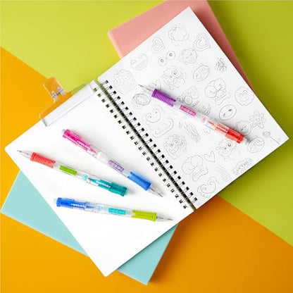 Paper Mate Clearpoint Mechanical Pencil, Break-Resistant, Color Block Edition, HB #2 Lead (0.7mm), 6 Count - size: 6 Count (Pack of 1)