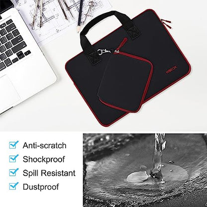 11.6 12.9 13 inch Elastic Laptop Sleeve with Small Case Compatible with 13 inch MacBook Neo Air Pro M5/M4/M3/M2/M1, iPad 13 12.9, XPS 13 and Most 11.6 12.9 13 inch Notebooks Tablets,B01K02 - color: B01k02, size: 11.6"-13"