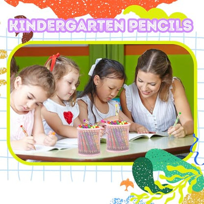 Spakon 72 Pcs Kindergarten Pencils Golf Pencils Here I Come School Supplies Easy to Hold for Classroom Reward Party Favor with Erasers