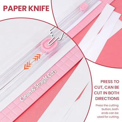 A3 Small Paper Trimmer, Portable Paper Cutter for Label, Origami, Card, Photo, Cardstock, and Craft Project, Black - color: Black