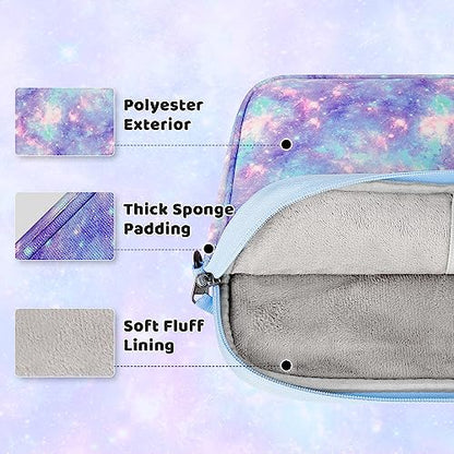 Choco Mocha Kids Tablet Sleeve Bag for Boys & Girls, (10-12.5Inch) - color: Starry Sky-purple 12.5inch, size: 12.5inch(12.5 x 9.8 x 1.3)