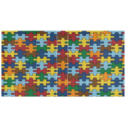 Autism Awareness 3-Ring Binder,1.5 Inch D-Ring Organizer Folder Clipboard Binder for Work Office School - color: Coloe7