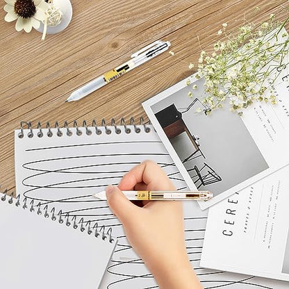 Gel Pens 0.5mm, 12 Pcs, Retractable Pen, Black 0.5 Fine Point | Style of Japanese Gel Pen, Retractable Gel Pens for Asian Korean Japan Office School Supplies