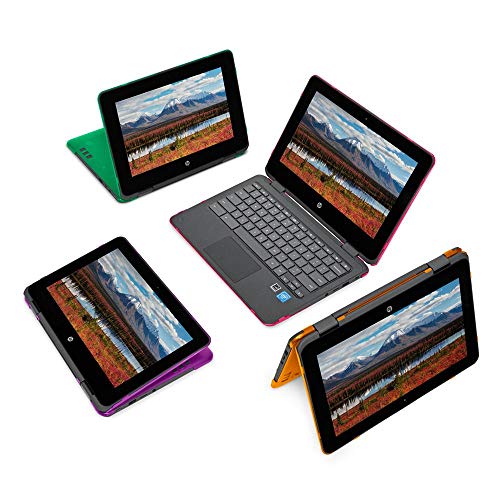 mCover Case Compatible for 2020～2022 11.6" HP Chromebook X360 11 G3 EE / G4 EE Laptops Only (NOT Fitting Any Other HP Models) - Clear - color: Clear