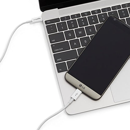 Amazon Basics USB-C to USB-C Fast Charger Cable, 480Mbps Speed, USB-IF Certified, for Fast Charging Apple iPhone 16/15, iPad, MacBook, Samsung Galaxy, Tablets, Laptops, 6 Foot, White - color: White, size: 6-Foot