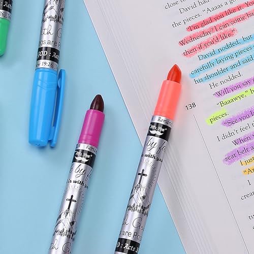 Mr. Pen- Bible Journaling Kit, 18 Pack - 10 Gel Highlighters | 8 No Bleed Pens, Bible Pens and Highlighters