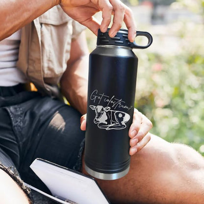 Veterinary Medicine Water Bottles - Stainless Steel Laser Etched, Vet Tech Appreciation Week Gifts for Women Men, Student Veterinarian Assistant Receptionist Cup Tumbler with Straw Lid - color: DS04, size: 32 Ounces