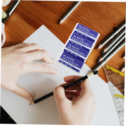 DOITOOL 24Pcs Exam Erasers Large Safe Material Pencil Erasers for Students School Test Office Writing Supplies Classroom Bulk