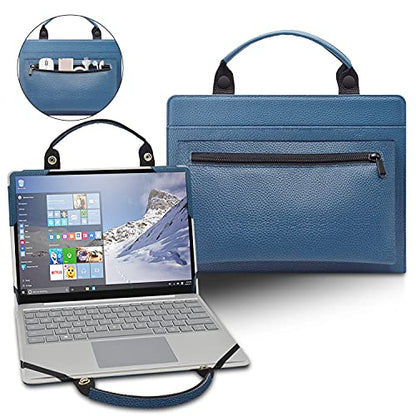 LiuShan 2-in-1 Protective Case + Portable Bag - 11.6" Chambebook Chromebook X360 11 Laptop Laptop Sleeve - Blue - color: Blue, size: 12.00 in X 8.19 in X 0.79 in