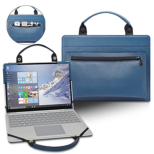 LiuShan 2 in 1 Protective Case + Portable Bag for 13.5" Microsoft Surface Laptop/Surface Laptop 2 2nd Gen/Surface Laptop 3 13.5/Surface Laptop 4 13.5[NOT fit Surface Laptop 3 15],Blue - color: Blue, size: 12.13 in X 8.80 in X 0.63 in