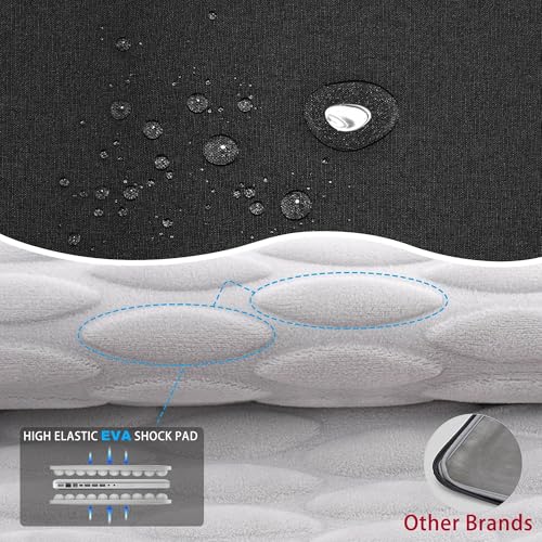 ZINZ Laptop Case 12.9 13 Shoulder Bag, Expandable Handbag with Valuables Compartment Compatible with MacBook Air/Pro/Neo 13" M5/M4/M3/M2/M1, iPad 12.9/13/11, Water-Resistant & Shockproof,B01K02 - color: B01k02, size: 13"