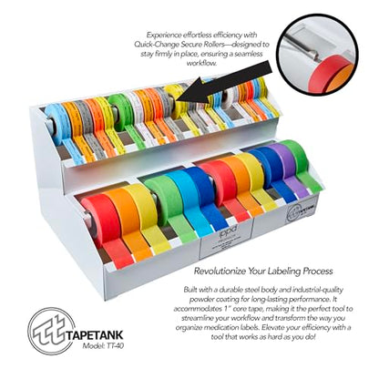 Industrial Multi-Roll Tape Dispenser (TT-40)
