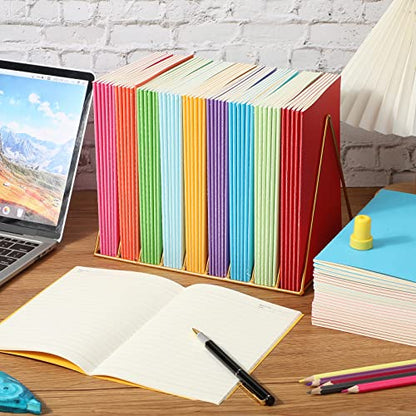 Handepo 100 Pack A5 Composition Notebooks Bulk 5"x8" Wide Ruled Blue Soft Cover Journals, 60 Pages Notebook Bulk School Supplies for Students Classroom Office - color: Blue, size: A5