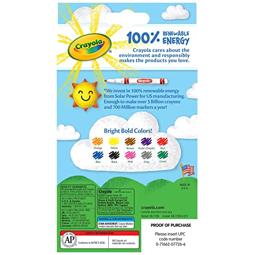 Crayola MARKERS FINE LINE 10 COUNT (Pack of 2) - size: 10 Count (Pack of 2)