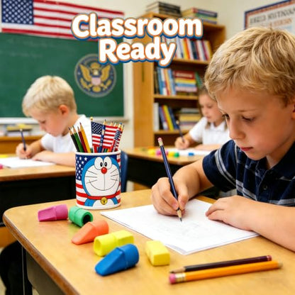 Pencil Top Erasers Bulk Cap Erasers for Pencils, 500 Pack Eraser Cap Pencil Eraser Toppers, School Supplies for Teachers Sudents Classroom Home and Office - size: 500