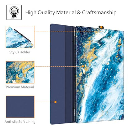 Fintie 15.6 Inch Samsung Galaxy Book 360 PU Leather Sleeve Case with Pocket | Fits for Chromebook Plus XE550XGAA, Book4 NP960XGK, Book3 NP750QFG, Book2 Pro NP950XED, Magnetic Closure, Sandywave - color: SandyWave
