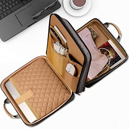 ZINZ Slim Expandable Laptop Case 15.6 Inch Sleeve Upgraded Protective Durable Recycled Carrying Case Compatible with MacBook 15" & 16" and Most 15" 15.6" 16" Notebook,D01G03 - color: D01g03, size: 15.6"