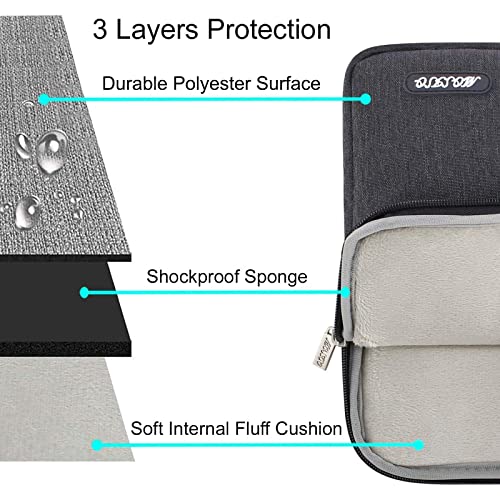 MOSISO Laptop Case 13 inch, Laptop Sleeve Compatible with MacBook Neo/Air/Pro 13 inch with A18/M5/M4/M3/M2/M1 Chip 2026-2016, Polyester Vertical Computer Sleeve Bag with Pocket, Space Gray - color: Space Gray, size: 13 inch