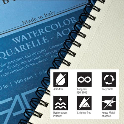 Fabriano 1264 Watercolor Pad, 18" x 24", Glue Bound, 140 lb., 3-Pack - size: 18" x 24", 3-Pack