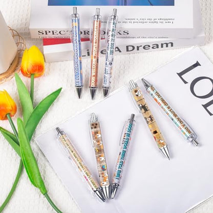 Idealmuzik Dog Pens for Dog Lovers – Cute Ballpoint Pen Set for Kids, Teens, and Adults – Fun Stationery Gift for Journaling, Writing, or School – Thanksgiving Christmas New Year Gifts, 8 Pack - style: Dog