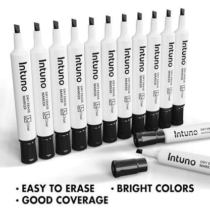 Dry Erase Markers, 96 Count Black, Chisel tip, Low-Odor, Perfect for Office, Teaching, Meeting, Presentation, Classroom, Home
