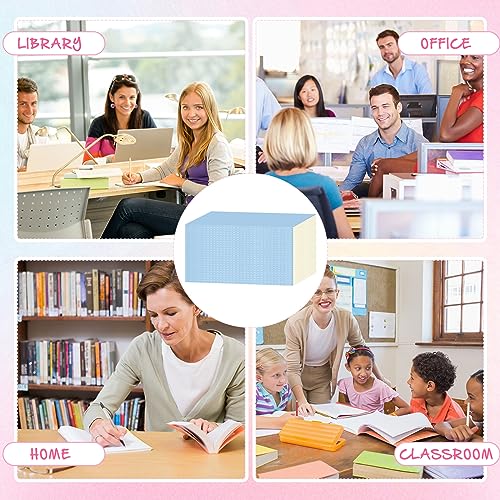 Handepo 100 Pack A5 Composition Notebooks Bulk 5"x8" Wide Ruled Blue Soft Cover Journals, 60 Pages Notebook Bulk School Supplies for Students Classroom Office - color: Blue, size: A5