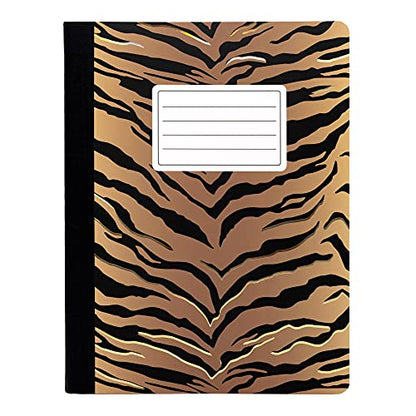 Pukka Pad, Composition Notebooks - 3 Pack of Journals Featuring 140 Pages of College Ruled 80GSM Paper with Sturdy Cover Stock - 9.75 x 7.5in - Wild - color: Wild, size: 3 Pack