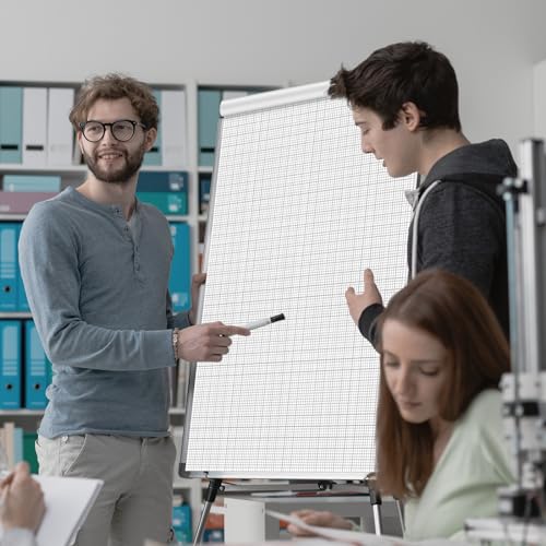 gisgfim 50 Sheets Large Graph Paper 24 x 36 In Graph Paper Pad 1/4 In Ruled Large Grid Paper Sheet Blueprint Paper Engineering Paper Poster for Architect Designer Mathematician Draftsman(White） - color: White