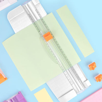 Efficient Lightweight Paper Cutter Convenient Cutter Folding Photo A5 Cutter,White - color: 1PCS-White