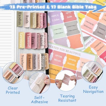 DazSpirit 25Pcs Bible Journaling Kit, Bible Study Supplies for Women | Includes 12 No Bleed Bible Highlighters, 6 Color Pens, 90 Laminated Bible Tabs, Magnetic Bookmarks & Sticky Notes - style: 12 Highlighters