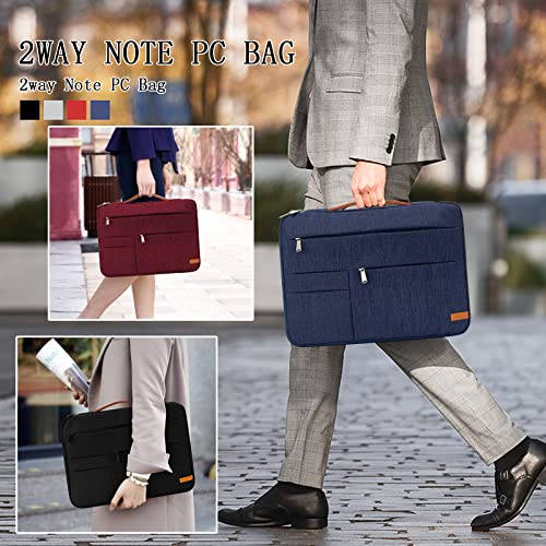KINGSLONG 13.3 inch Laptop Sleeve Bag, Slim Shockproof Handbag, Computer Carrying Case Cover Compatible with MacBook Air/Pro,Acer Asus Dell HP Blue - color: Blue, size: 13 inch