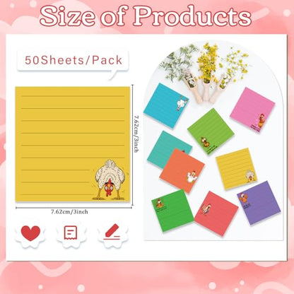 Funny Chicken Sticky Notes Gifts, 9 Pack Funny Notepads 3x3 Inch Office Gifts for Chicken Lovers, Scratch Roosters Hen Work Gag Self-Stick Memo Pads Office Supplies, 450 Sheets - style: Funny Chicken