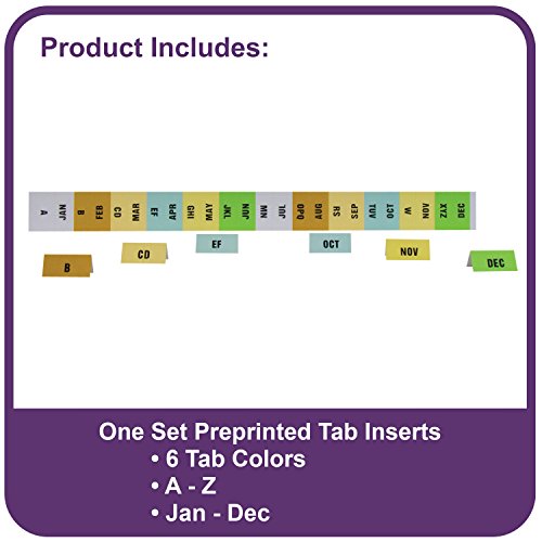 C-Line 13-Pocket Expanding File, Coupon Size, Includes Tabs, 1 File, Color May Vary (58410)