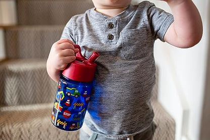 Simple Modern CoComelon Kids Water Bottle Plastic BPA-Free Tritan Cup with Leak Proof Straw Lid | Reusable and Durable for Toddlers, Boys | Summit Collection | 12oz, CoComelon Watermelon - color: CoComelon: Watermelon, style: Straw Lid | 12oz