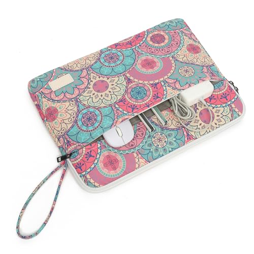 Laptop Sleeve with Pocket (Bandanna, 14 inch) - color: Bandanna With Strap, size: 14 inch