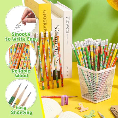 Tenceur Fourth Grade Pencils, 48 Pcs 4th Graders Pencils with Erasers, 3 Motivational Designs, Welcome to Fourth Grade Student Gifts from Teacher, Classroom Rewards Back to School Supplies - color: 4th Graders
